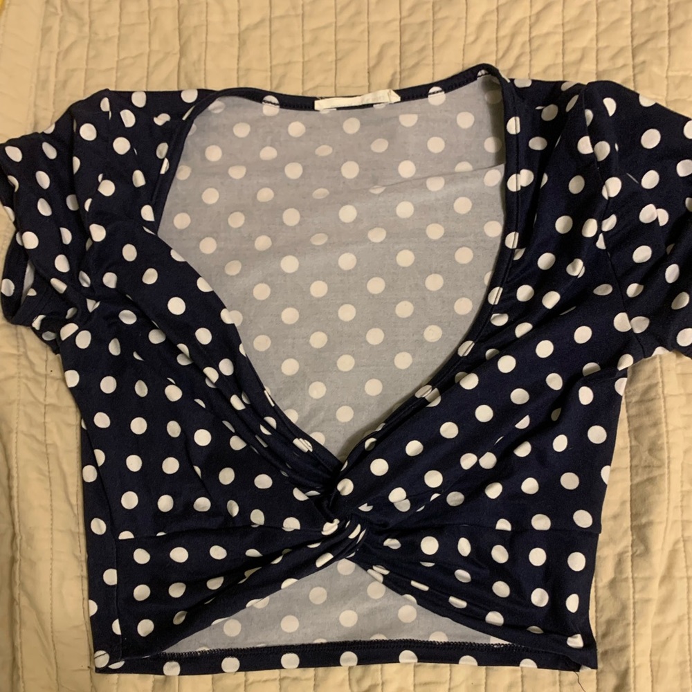 Polka dot crop top from marshalls
